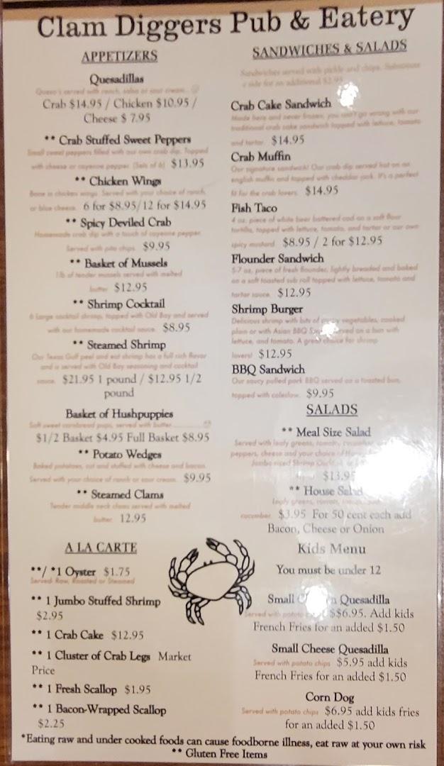 Clam Diggers Seafood